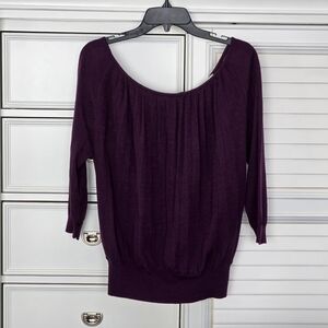 LOFT Elegant Plum Women's Sweater